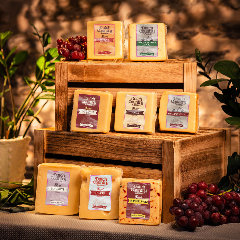 Cheese Sampler Box The Cheese Sampler Gift Box – Dutch Country Gift Baskets